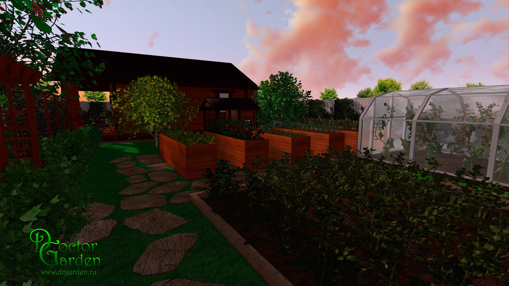 Сад для большой семьи