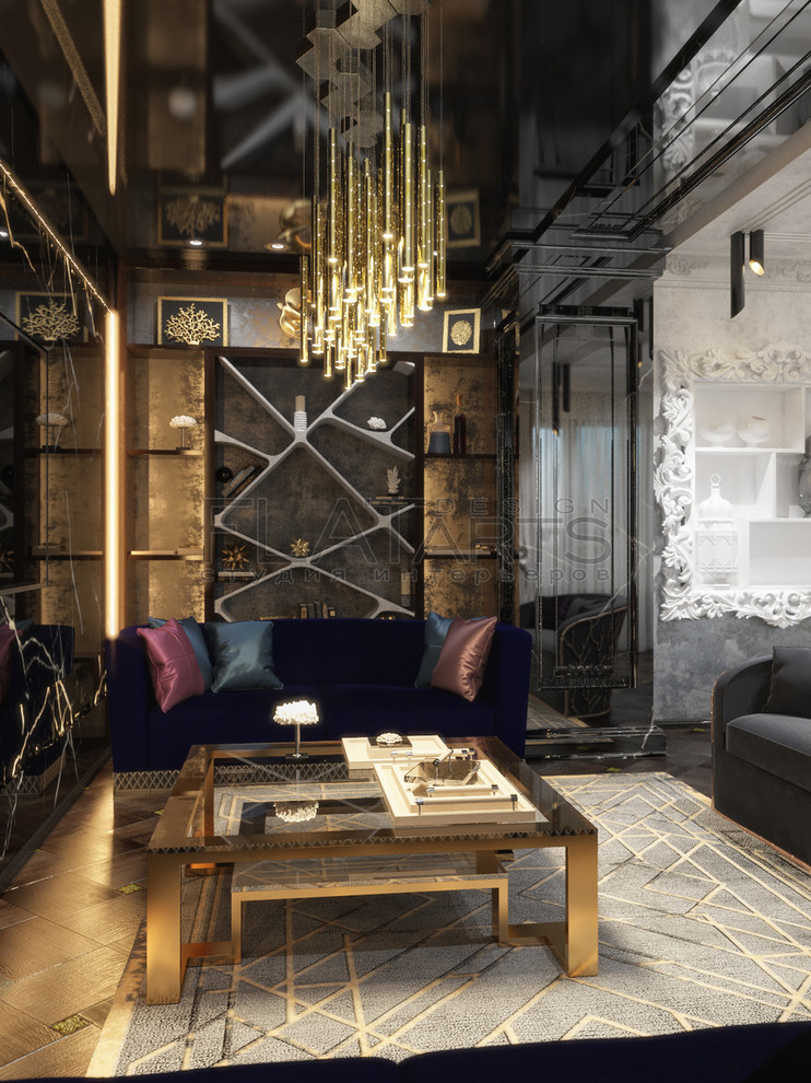 Арт-деко. Дизайн 4-ной квартиры 188кв.м