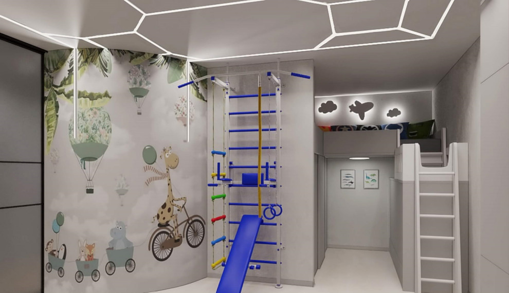 Обложка проекта: Необычный дизайн освещения детской комнаты