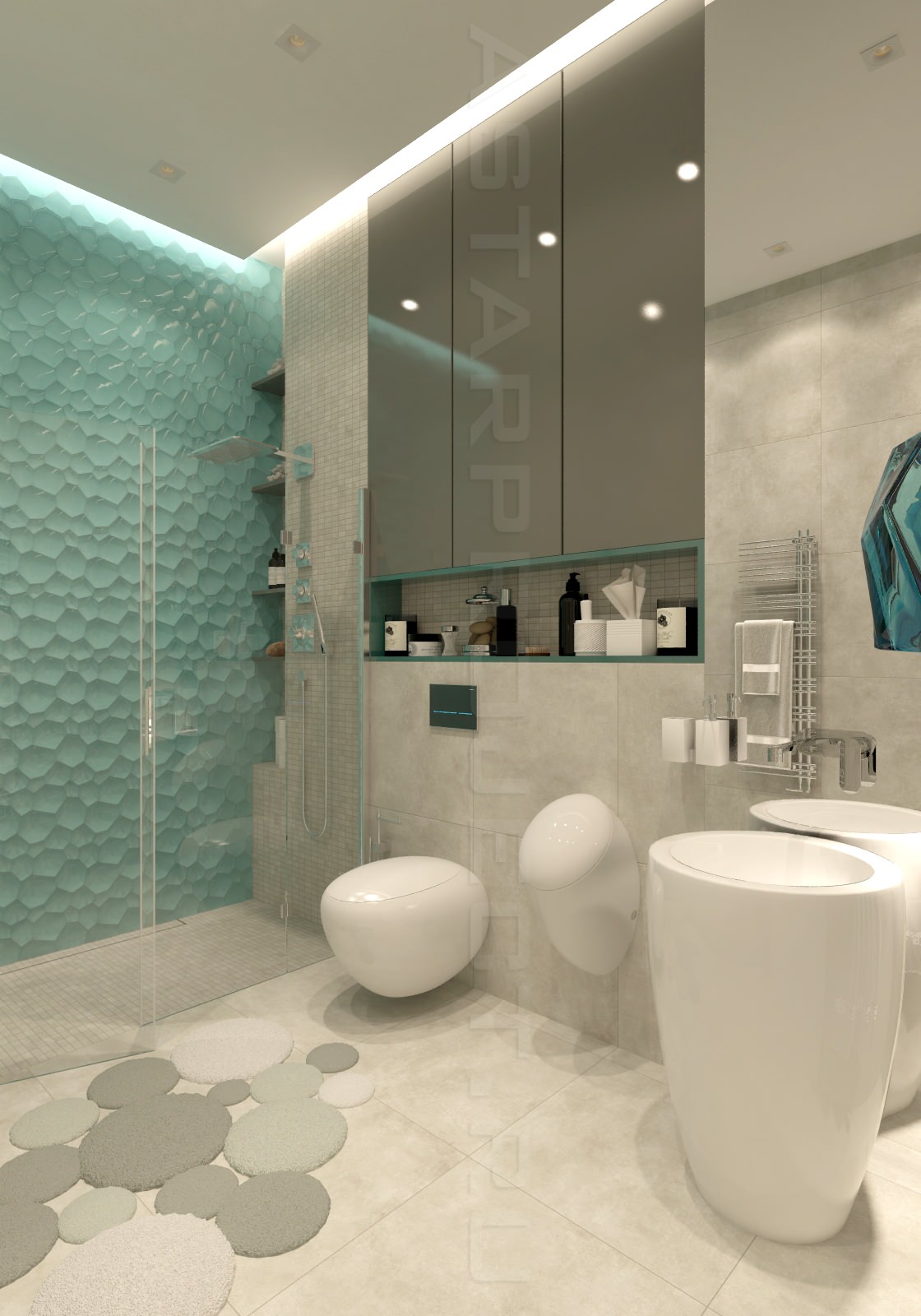 Краски лета(гостевой санузел)