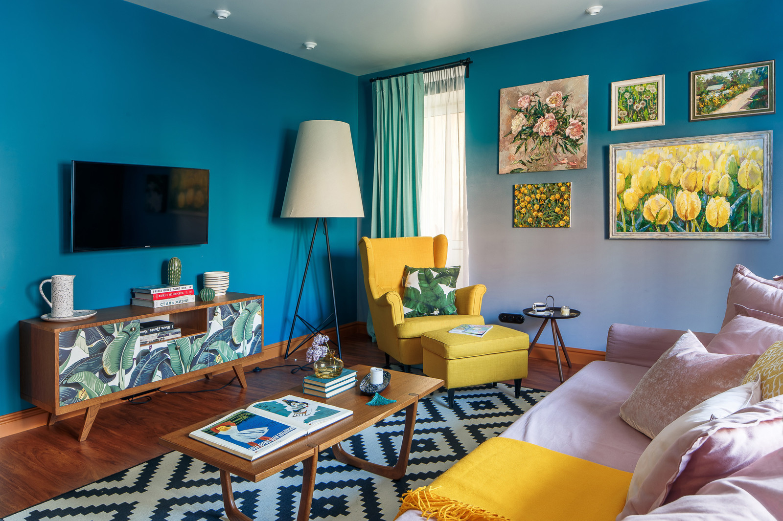 Houzz тур: Квартира с ярким настроением в Самаре