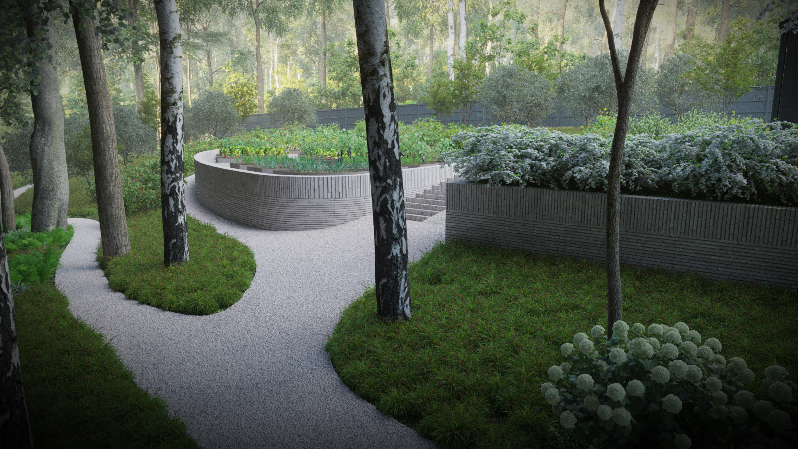 Сад на склоне. 5 Га 2020 г