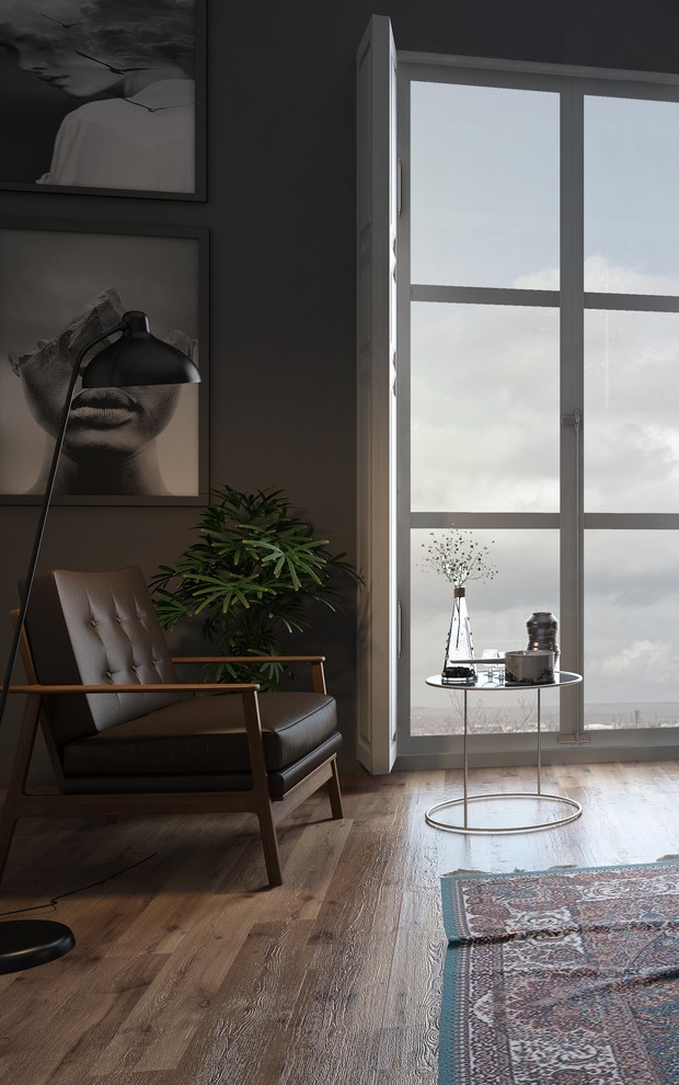 Дизайн проект гостиной