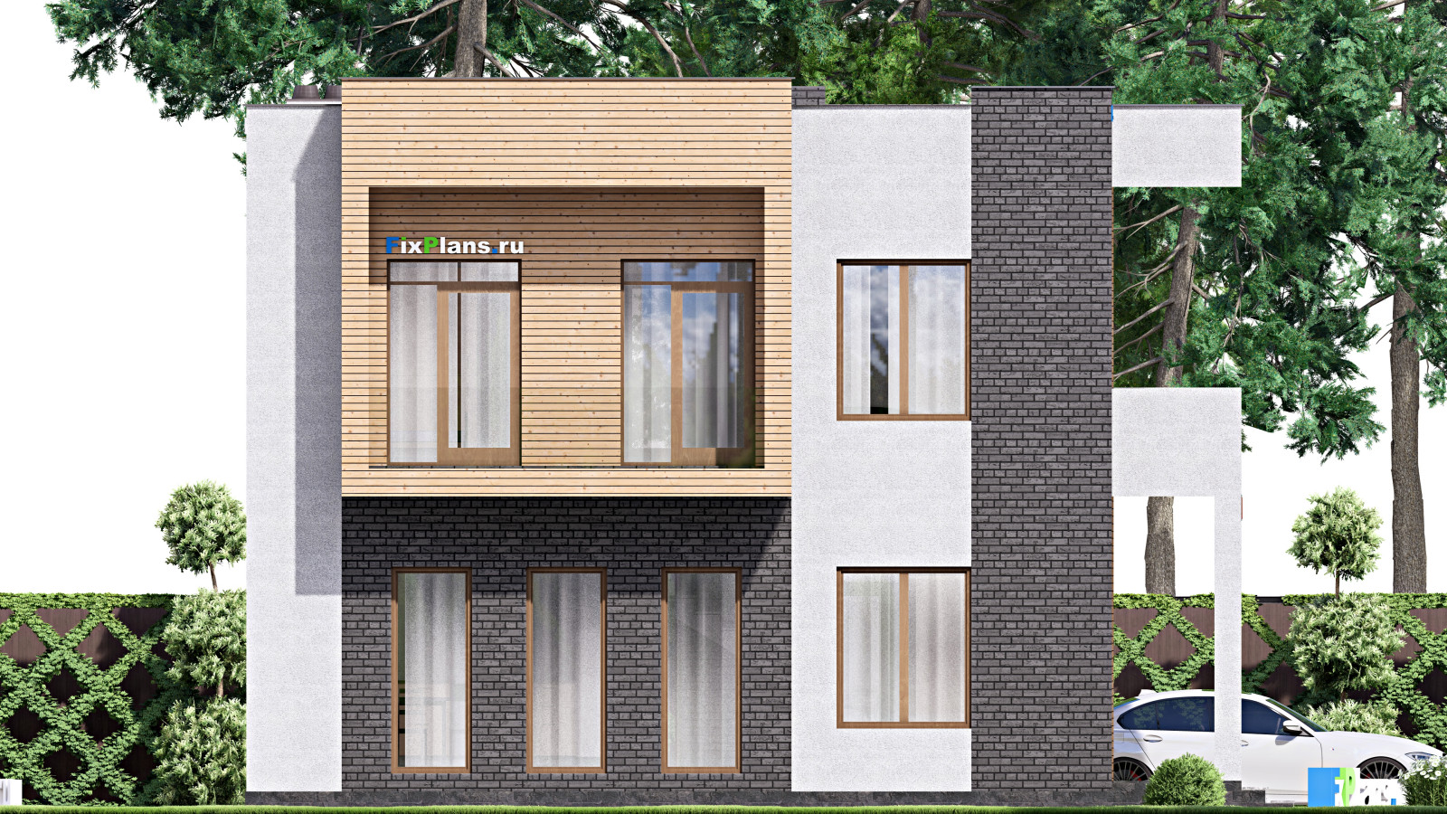 Проект двухэтажного дома 11х9 м S135м2 F-16433