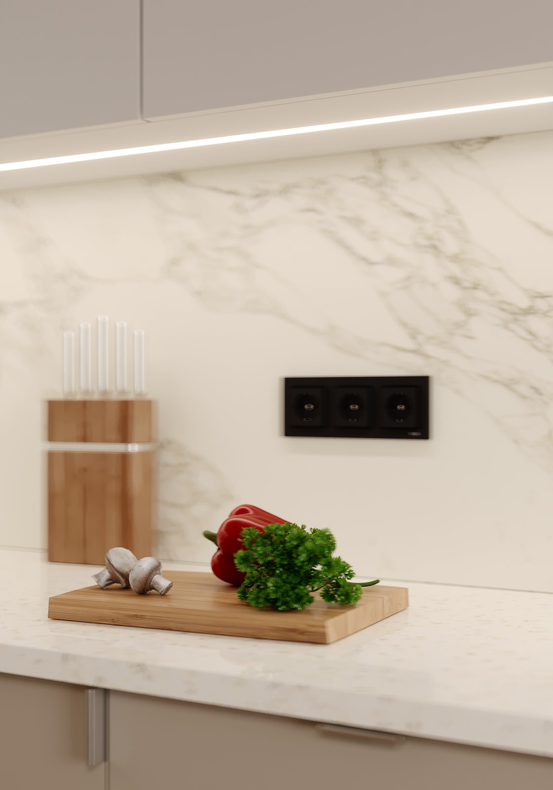 Дизайн кухни-гостиной в таунхаусе в Новосибирске