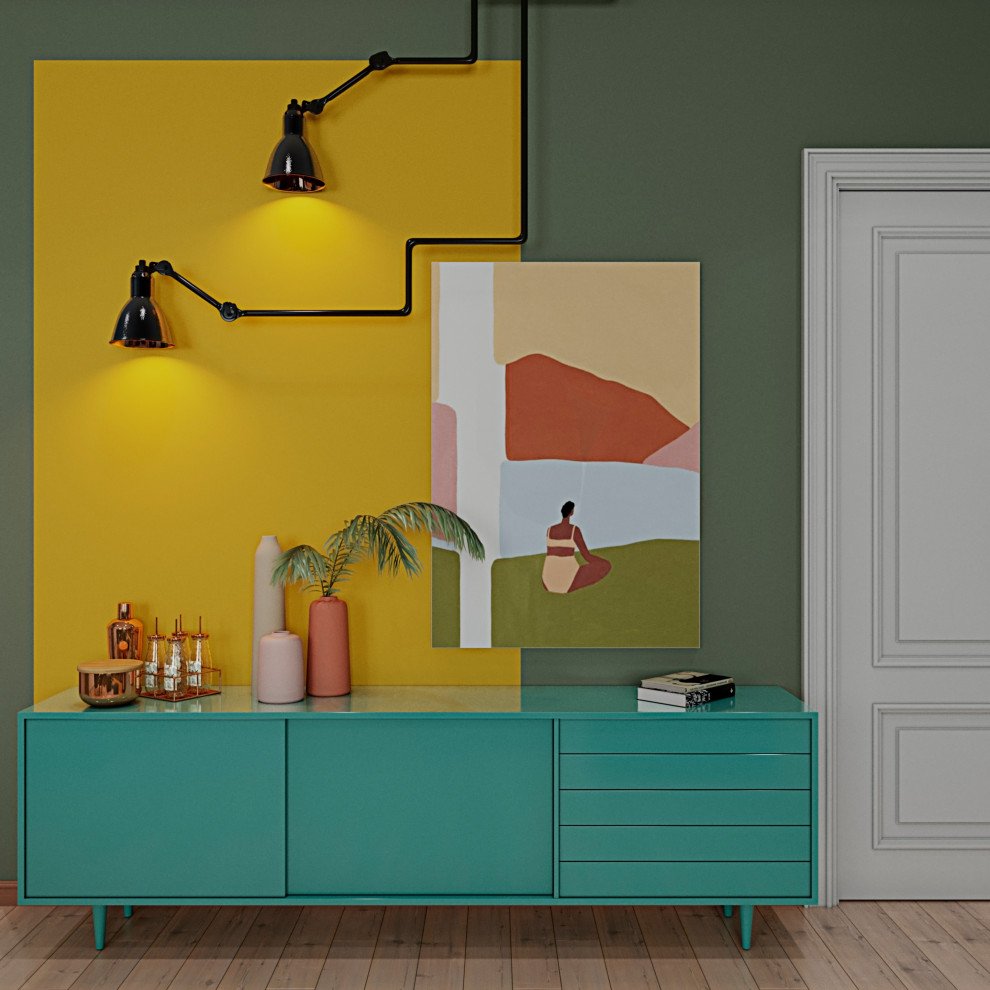 Яркая квартира для молодой пары