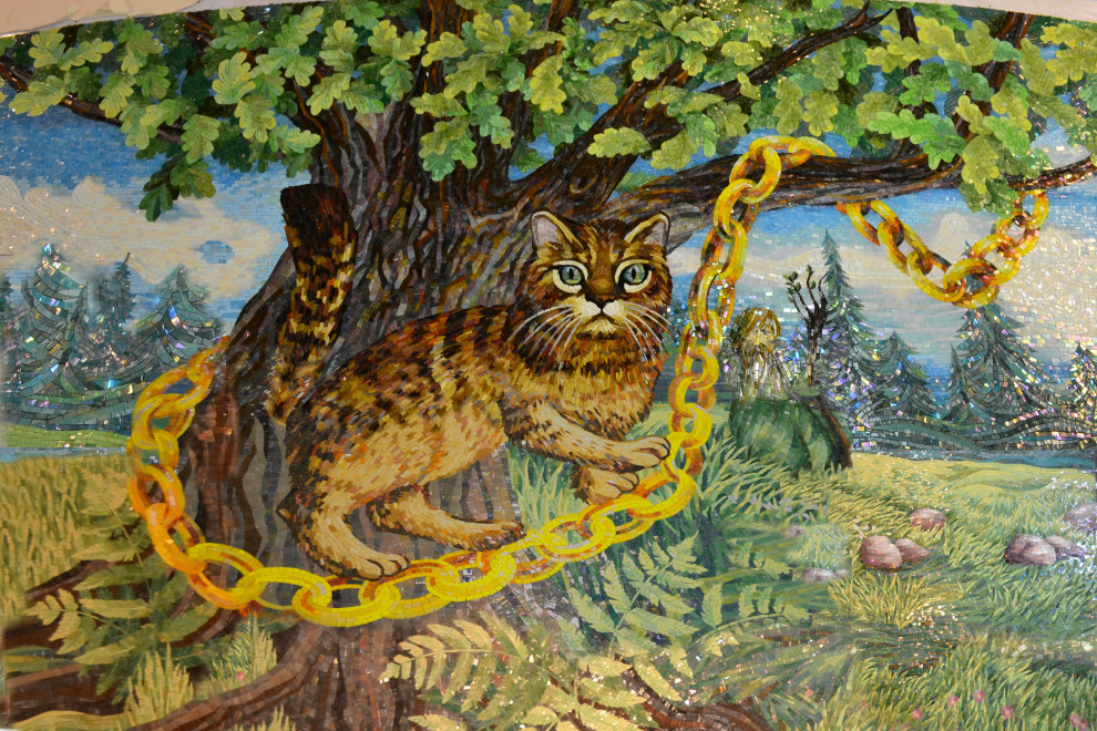 Обложка проекта: Бассейн по сказкам А.С. Пушкина.