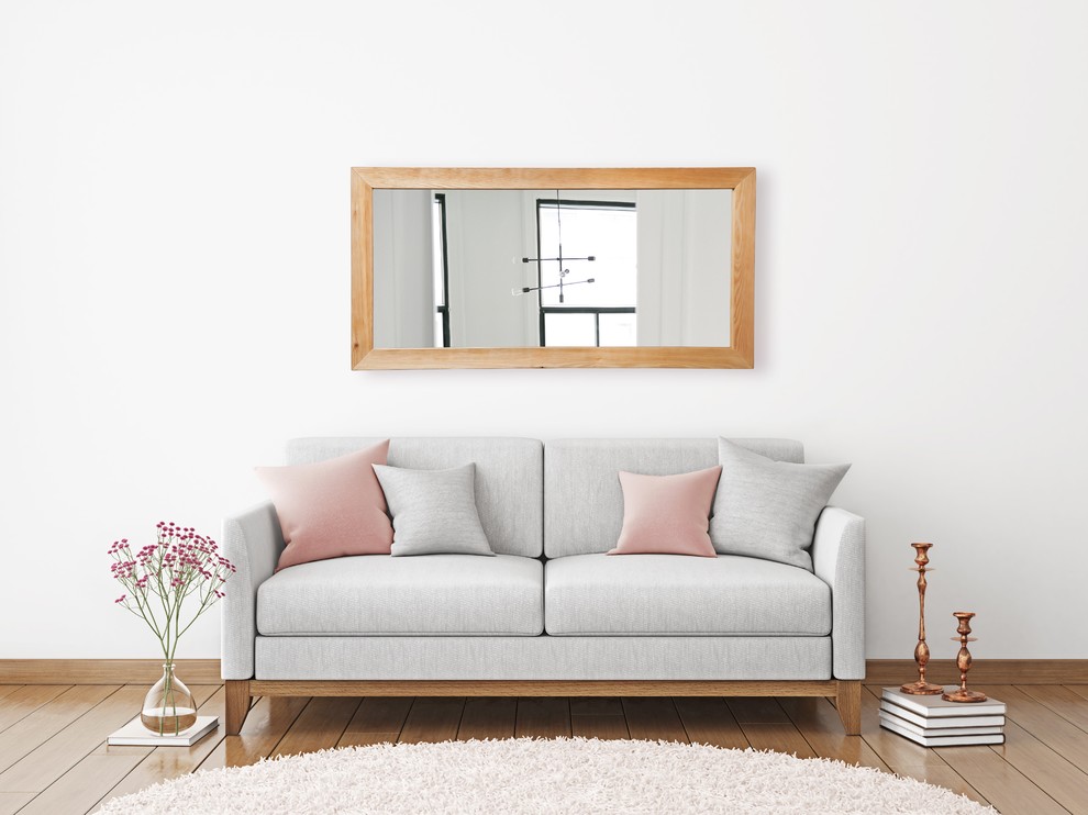 Обложка проекта: Зеркало на стену "ЯНТАРЬ" для гостиной комнаты.