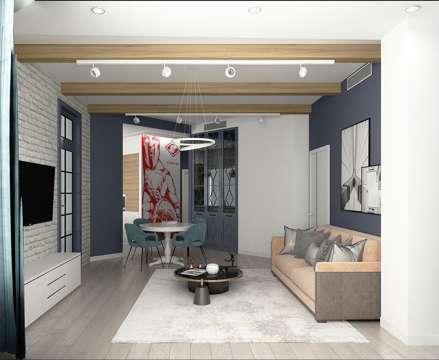 Обложка проекта: Проект квартиры в Геленджике