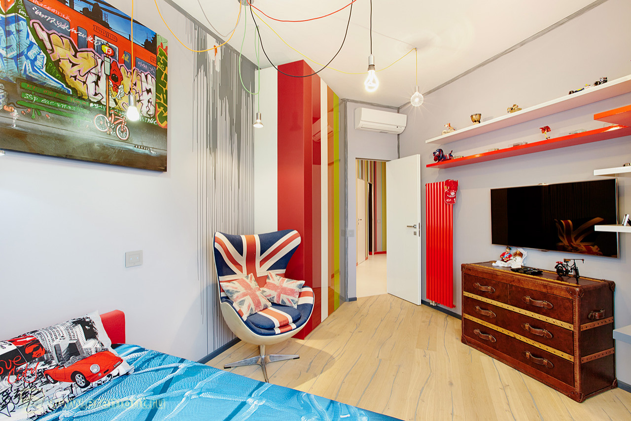 Дизайн и ремонт квартиры на ул.Талалихина — Разноцветное решение