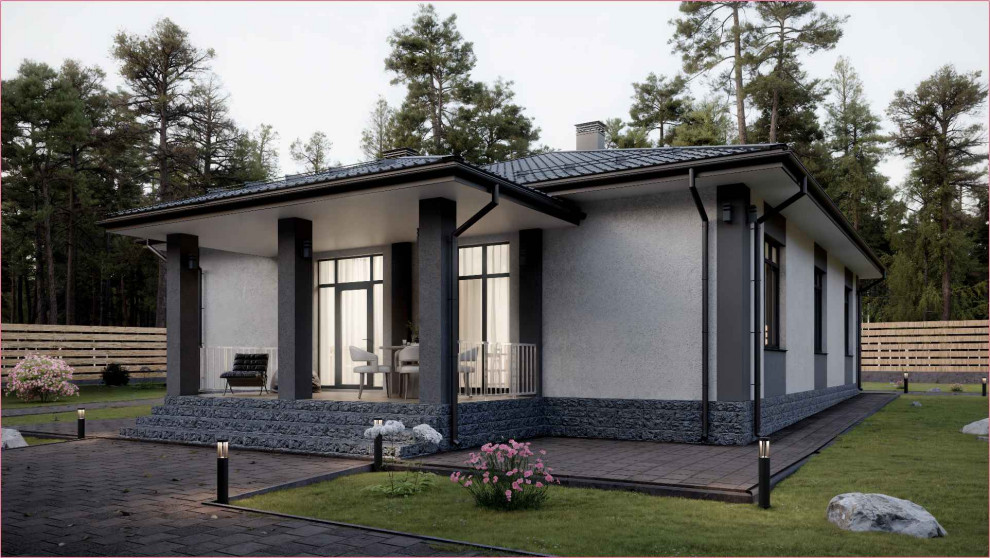 Одноэтажный дом в европейском стиле "ЗС 231-24"