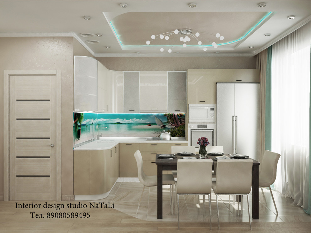 Дизайн интерьера квартиры в Ньютоне в современном стиле