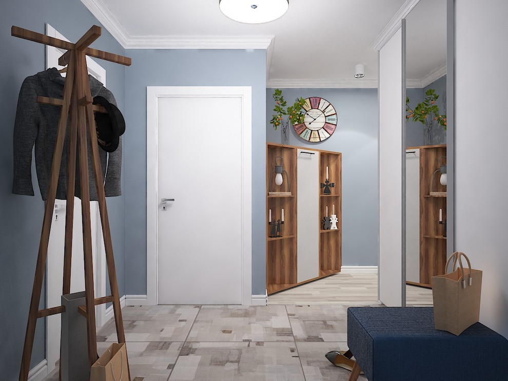 Дизайн евротрехкомнатной квартиры. Пложадь до 100 кв.м.