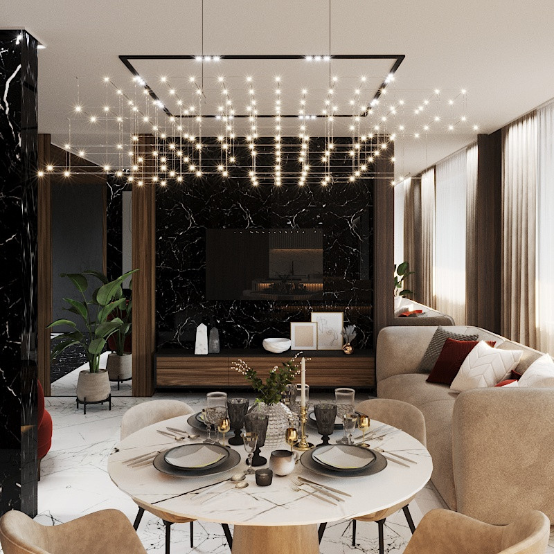 Дизайн квартиры 80 кв.м.