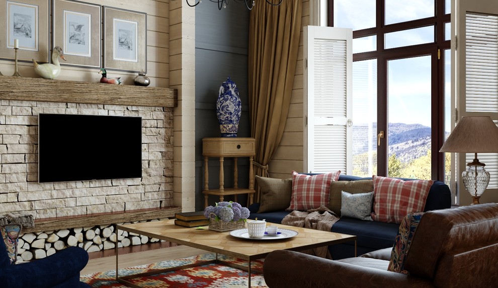 Деревянный дом. Английский кантри.