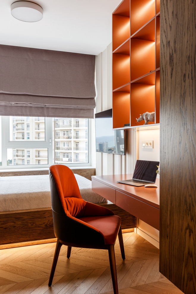 Реализованный дизайн проект квартиры в ЖК "Горный"