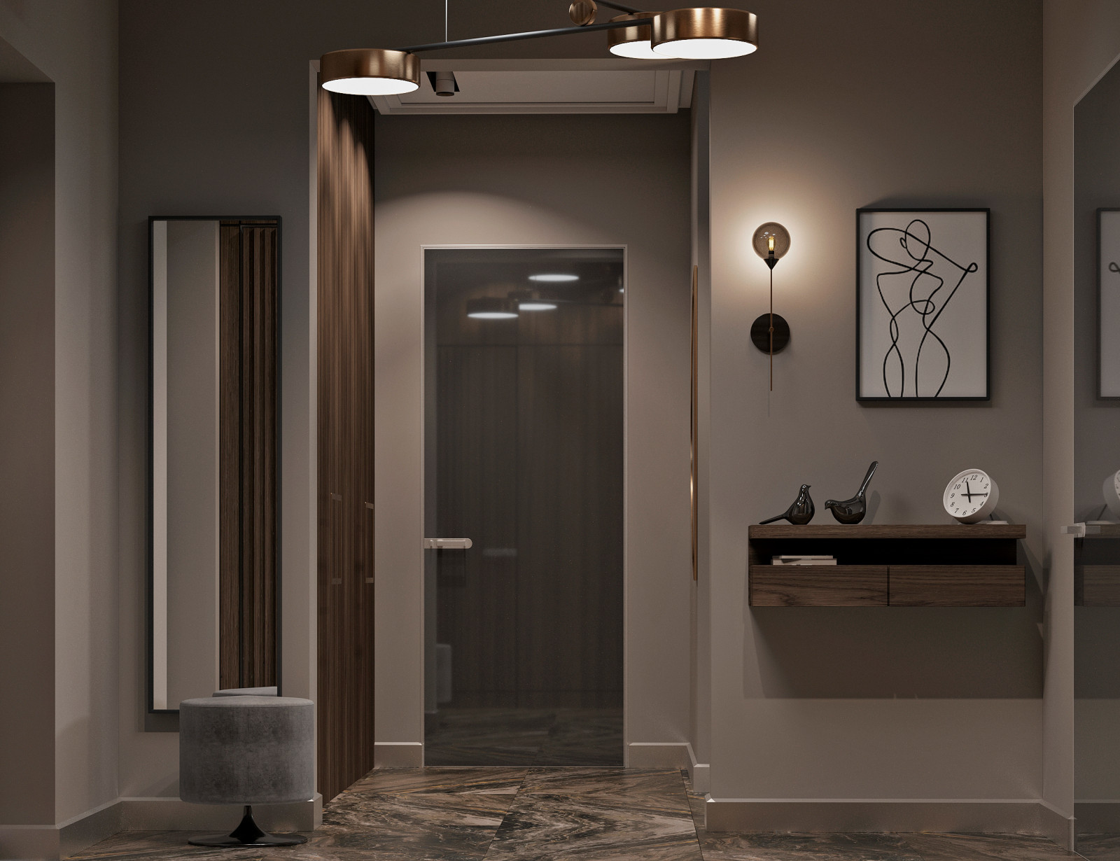 Дизайн проект квартиры ЖК Четыре Солнца