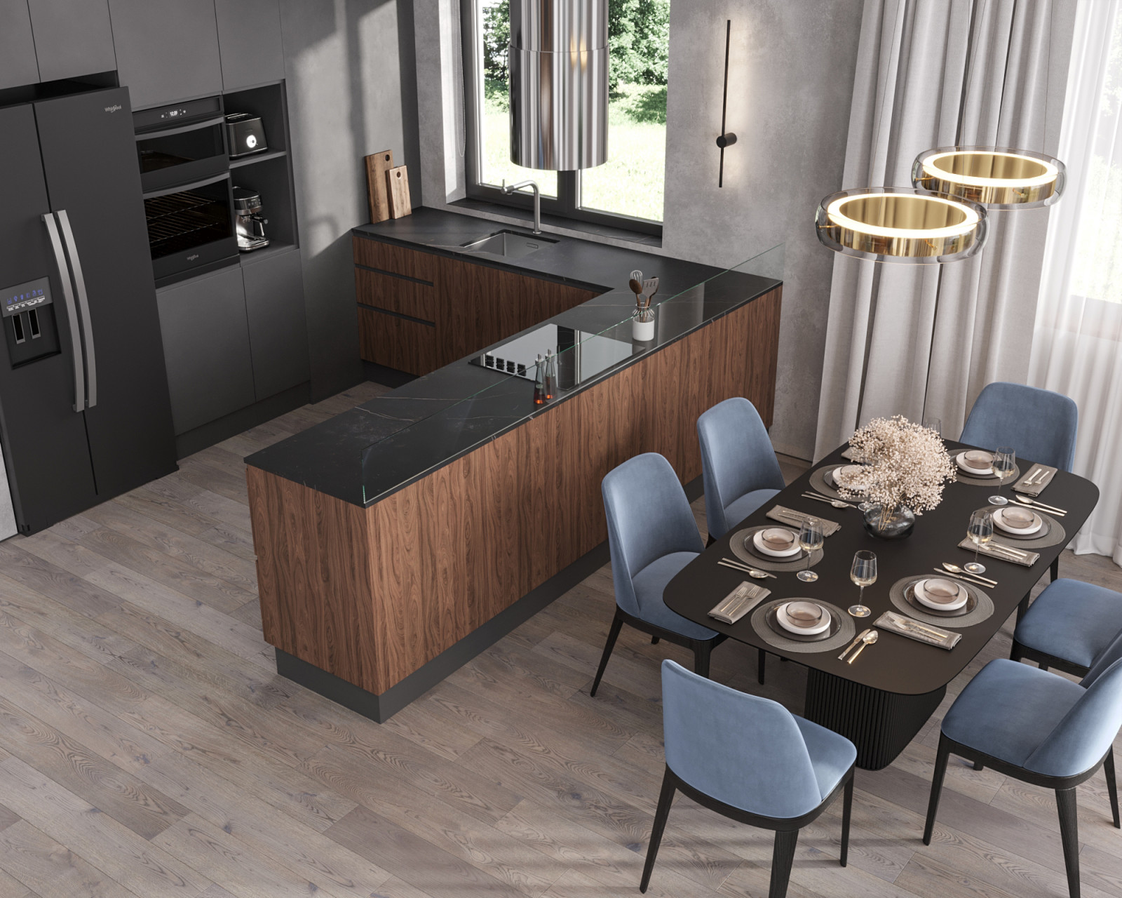 Дизайн проект загородного дома 140 кв.м