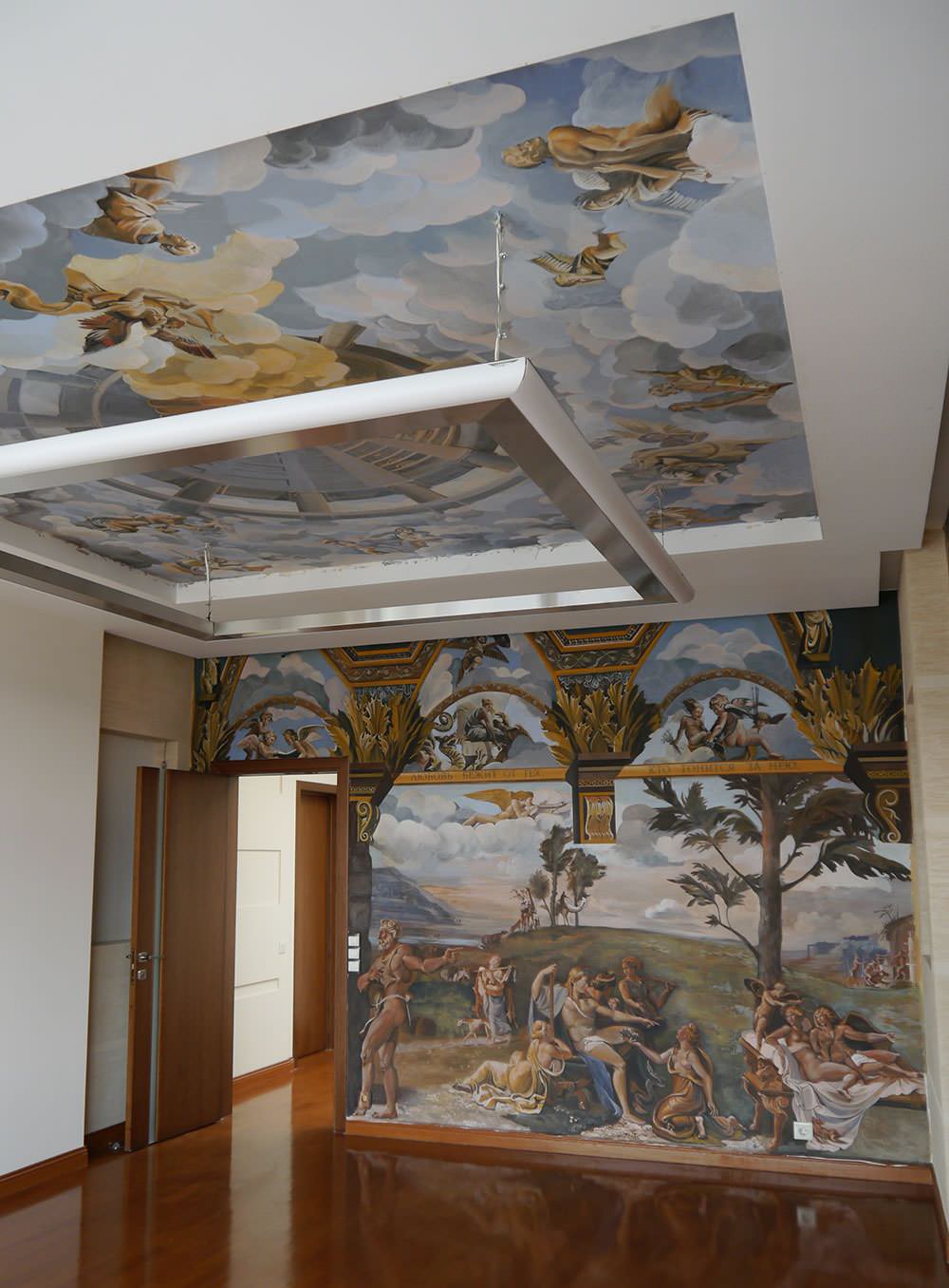 Роспись загородного котеджа