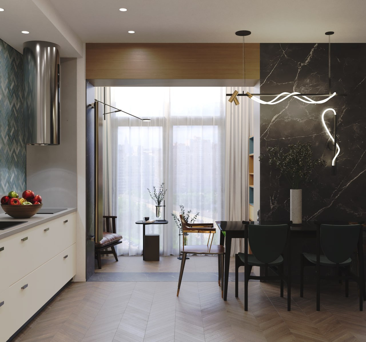 Обложка проекта: Стекло и свободное пространство.