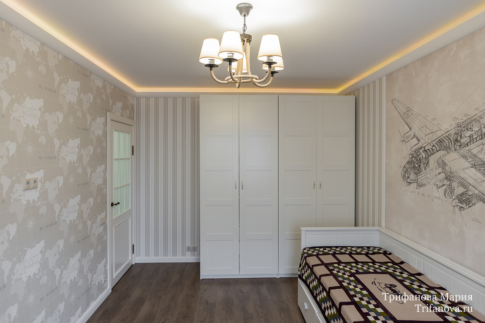 Дизайн интерьера трехкомнатной квартиры 80 м² в Марфино