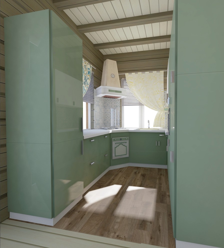 Дизайн брусового дома в Ленобласти