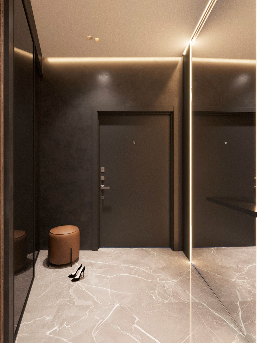 Moscow city. Federation Tower. Sexy room.