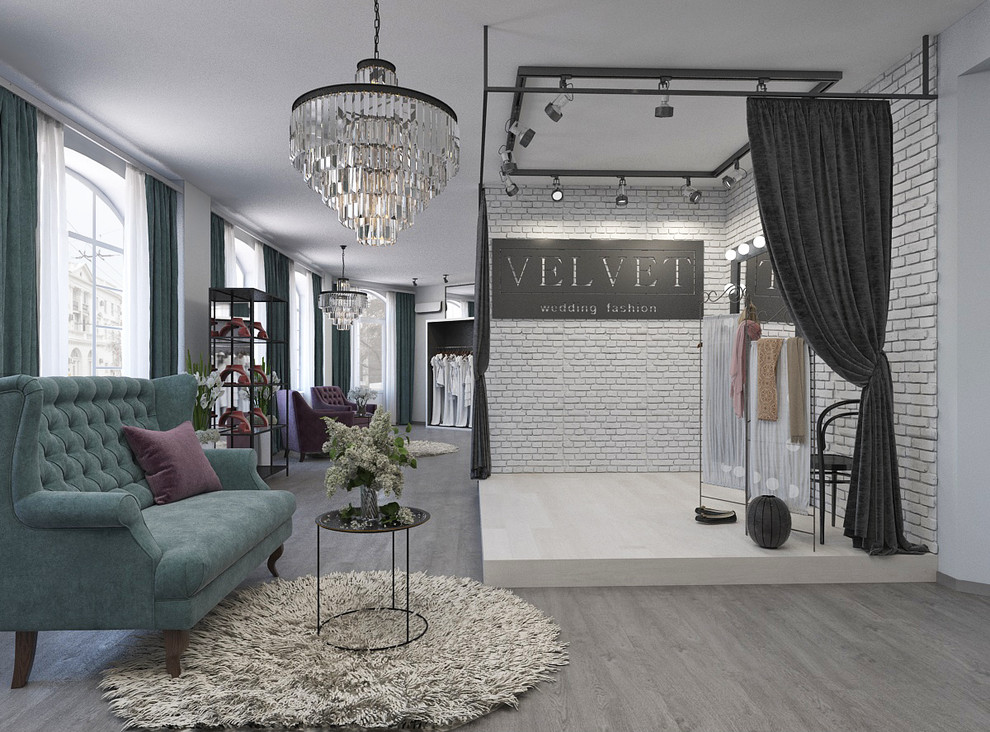 Дизайн интерьера свадебного салона Velvet в Севастополе