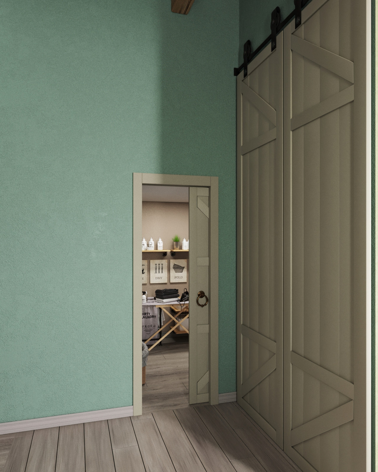 Интерьер квартиры в стиле кантри