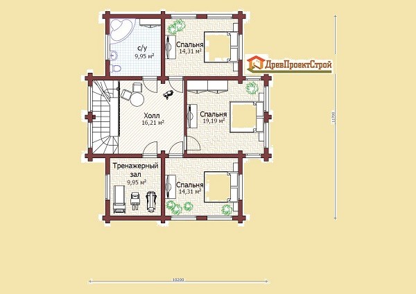 Проект дома № 56