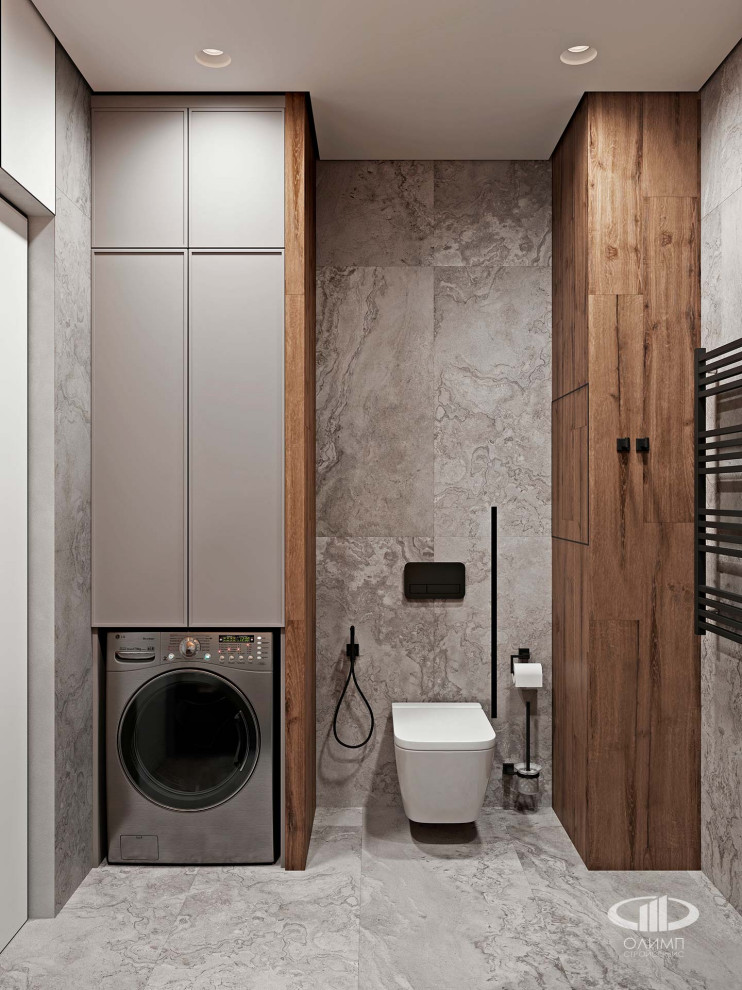 ЖК Крылья: Дизайн интерьера квартиры 50 кв.м. в современном стиле