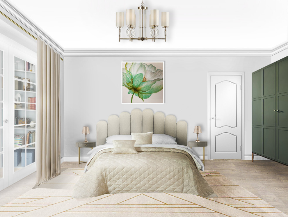 Обложка проекта: Проект "3Д коллаж спальни"