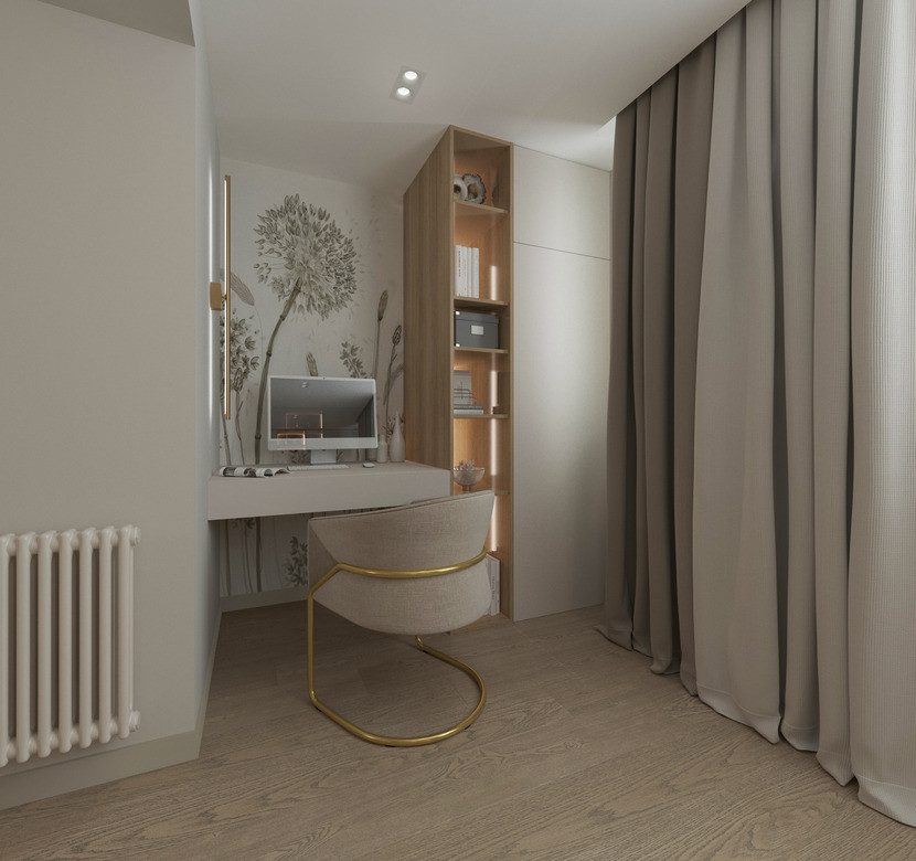 Дизайн-проект для молодой семейной пары.