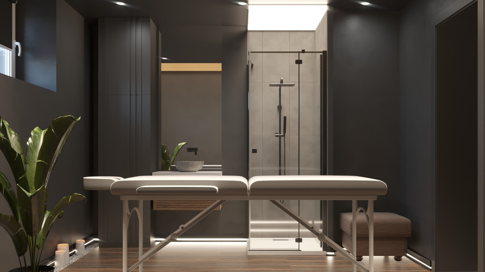 Дизайн проект салон массажа 100м