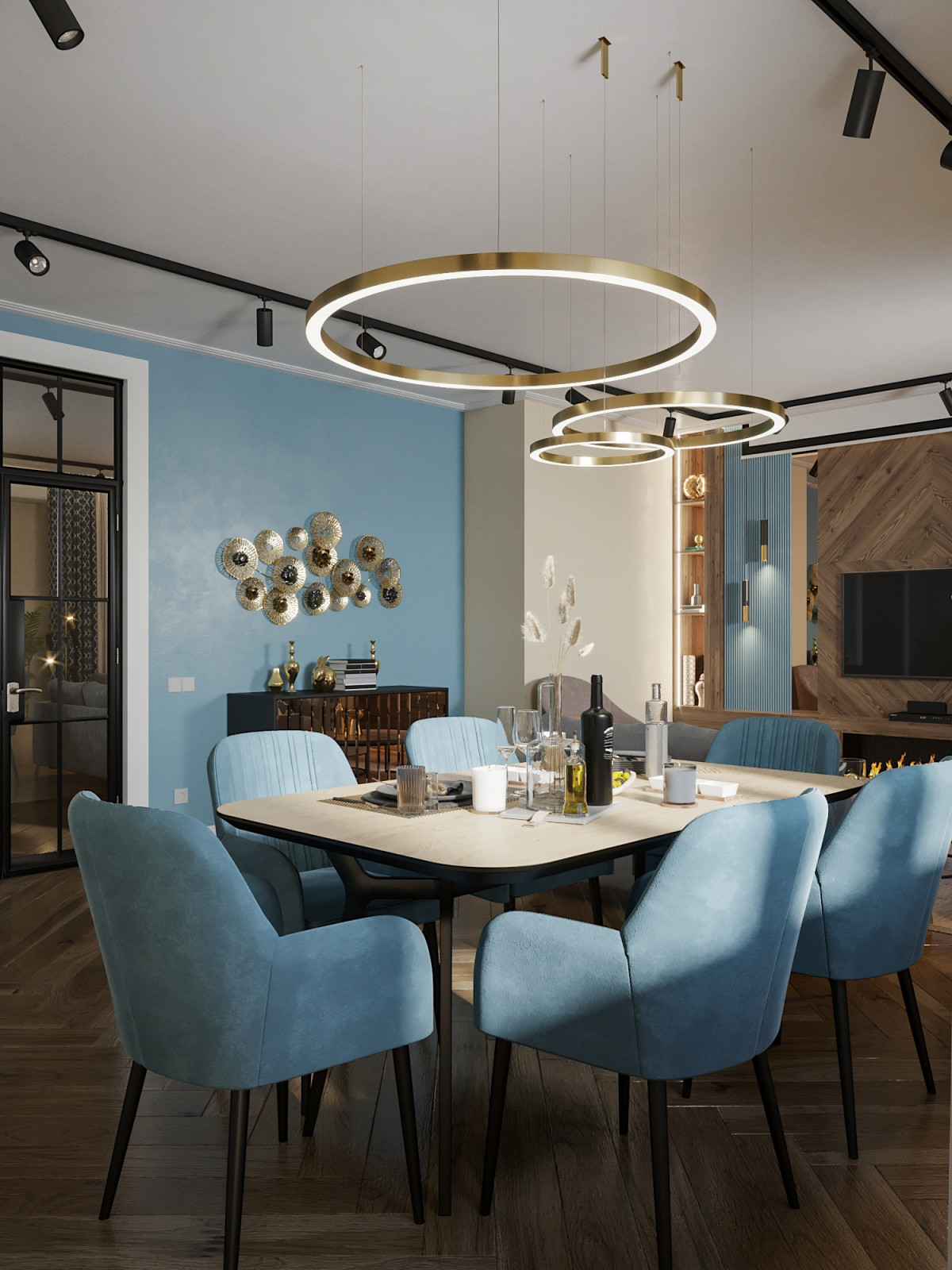 Дизайн квартиры в г. Омске ЖК "Серебряный берег"