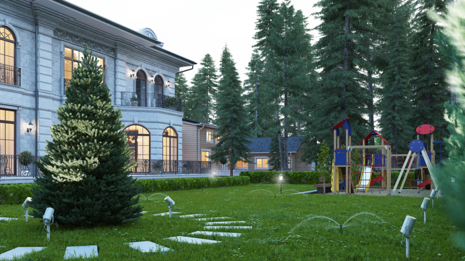 Лесной простор