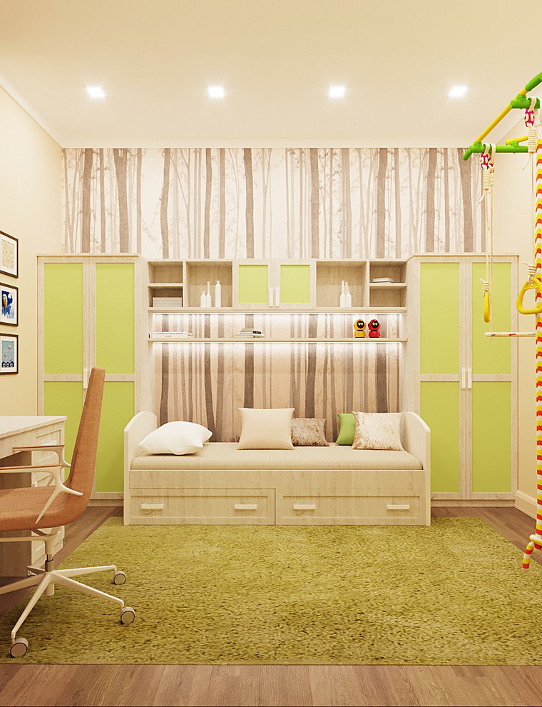 Современная квартира для большой семьи