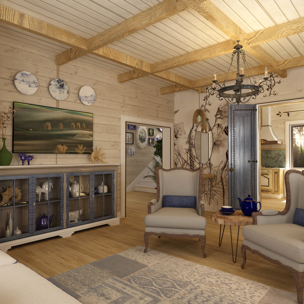 Дом в лесу. Художественное эко-кантри