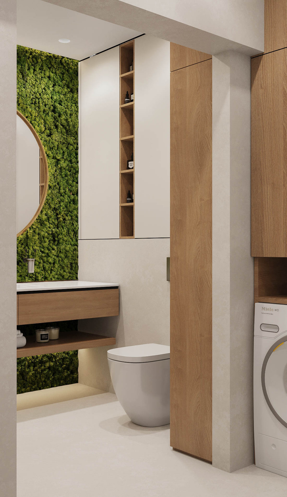 Обложка проекта: Ванная в экостиле.