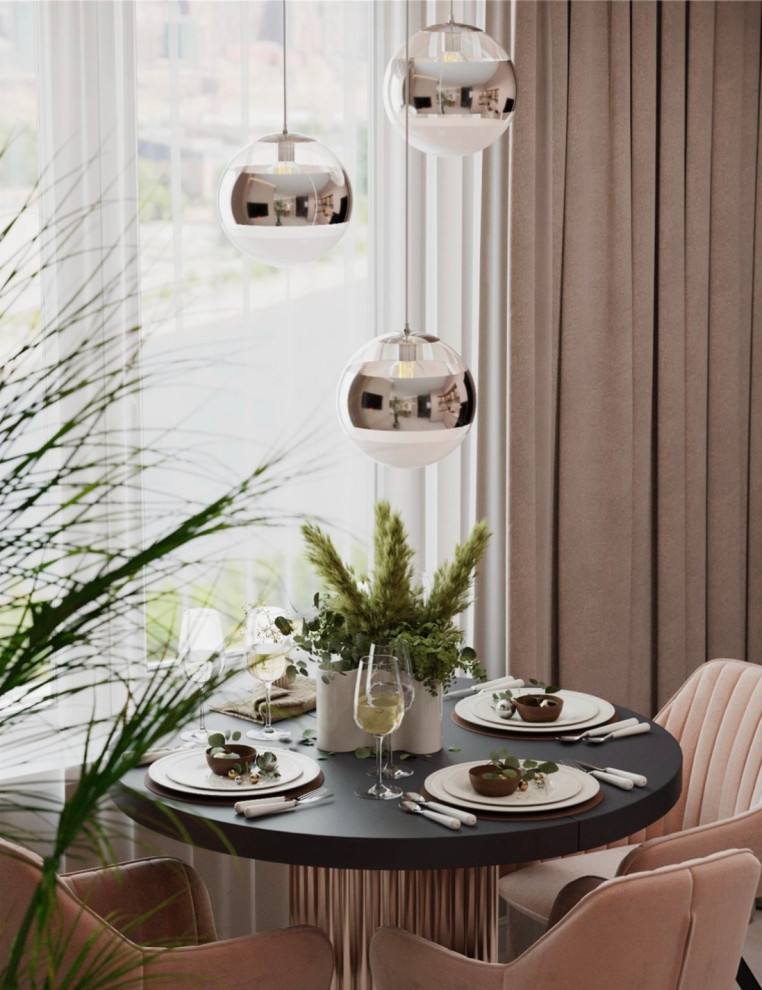 Дизайн проект 3х комнатной квартиры 82 м2 ЖК «Элегант» город Краснодар