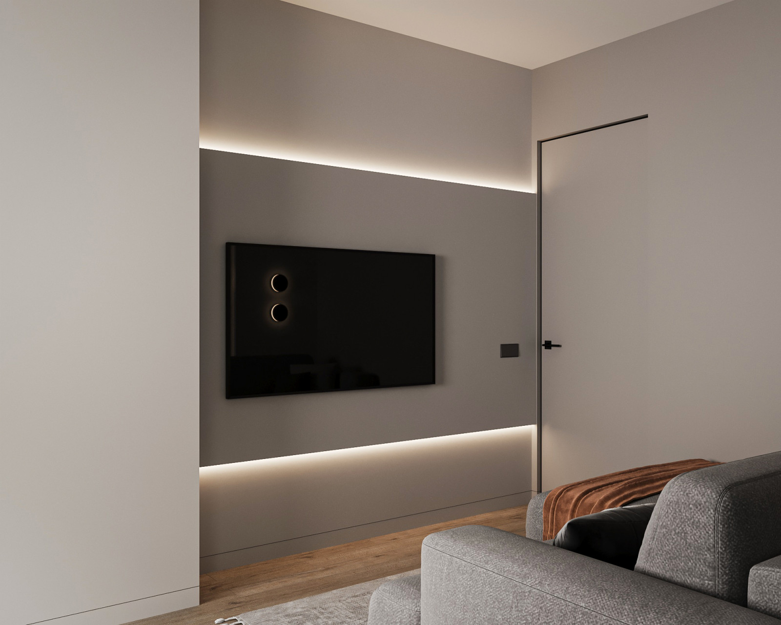 Дизайн-проект 3х-комнатной квартиры в "ЖК БелАрт", 78 кв.м