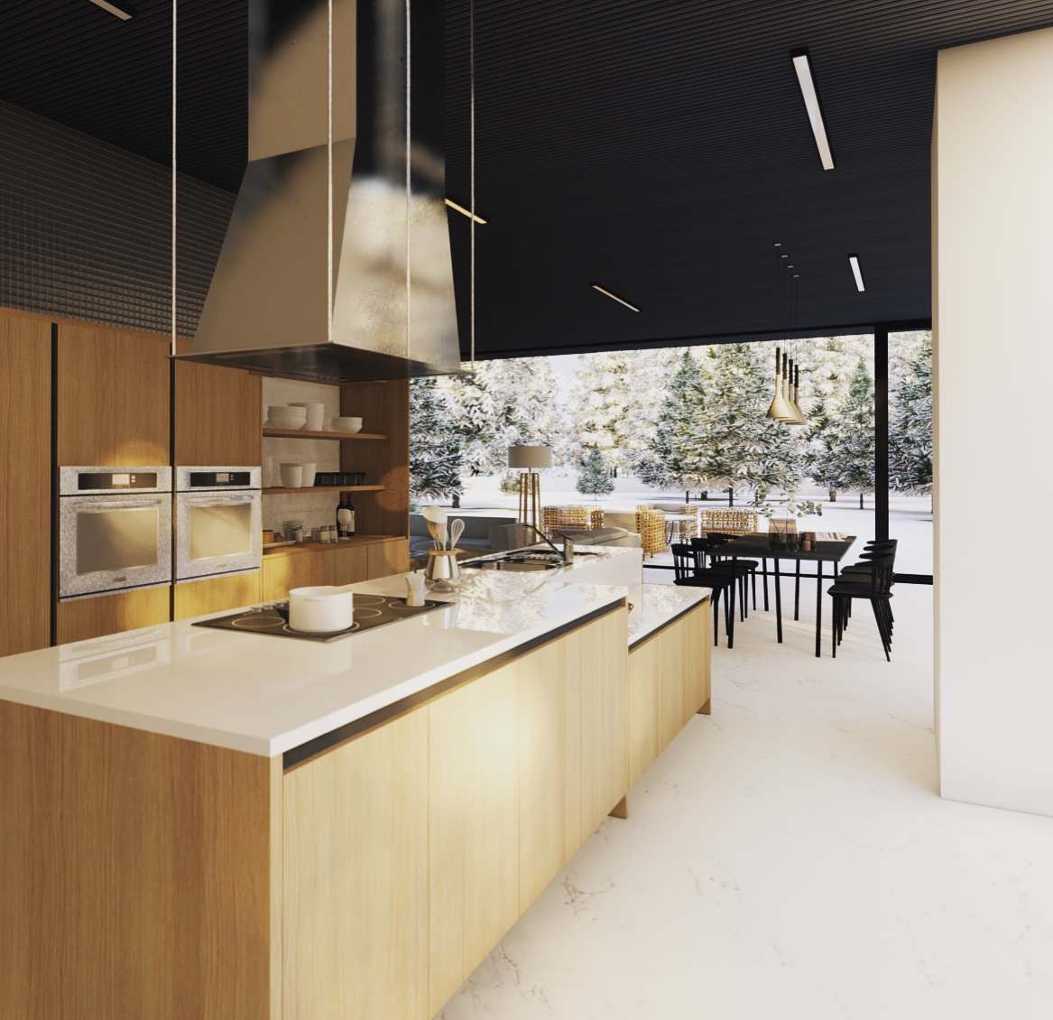 Дом для семьи из 4-х человек и кота