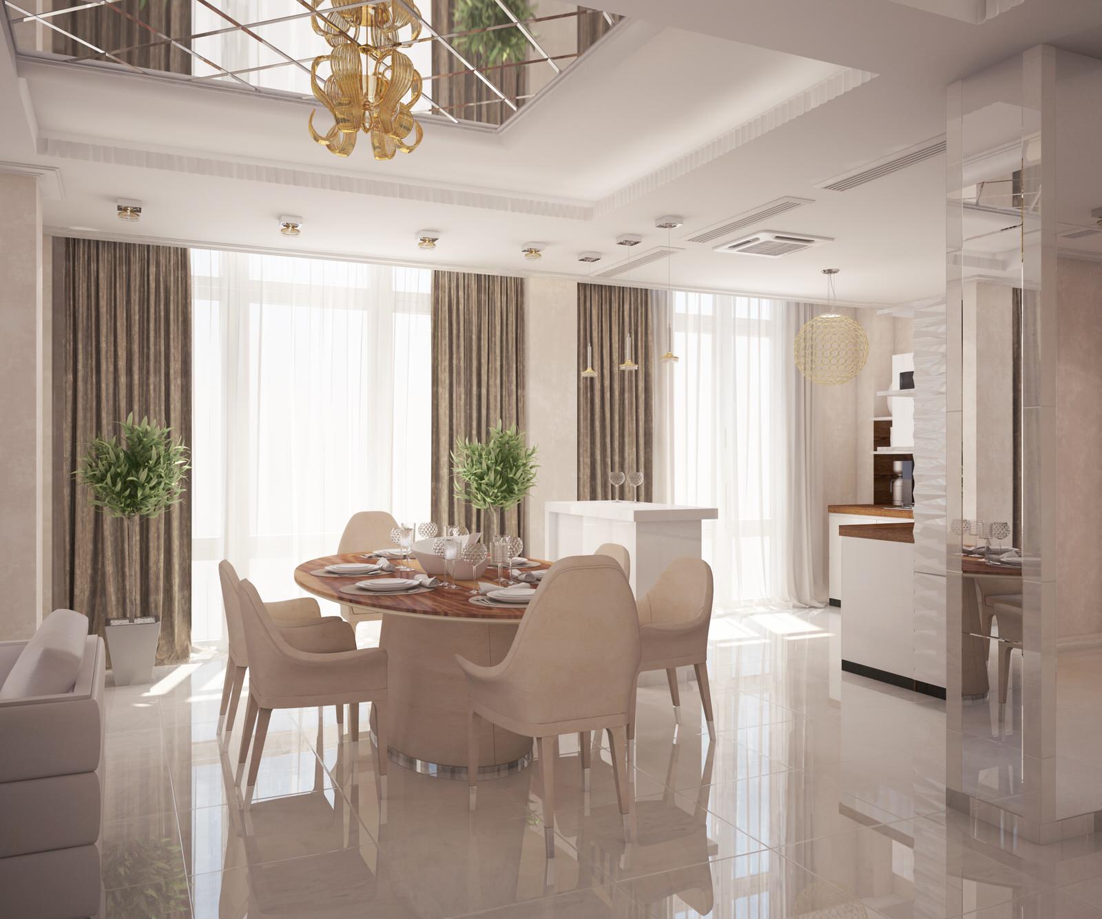 двухуровневая квартира "С видом на город"