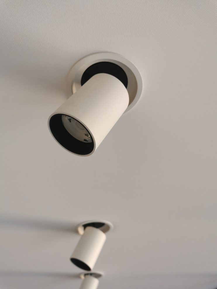 Монтаж тканевого потолка. Вешки