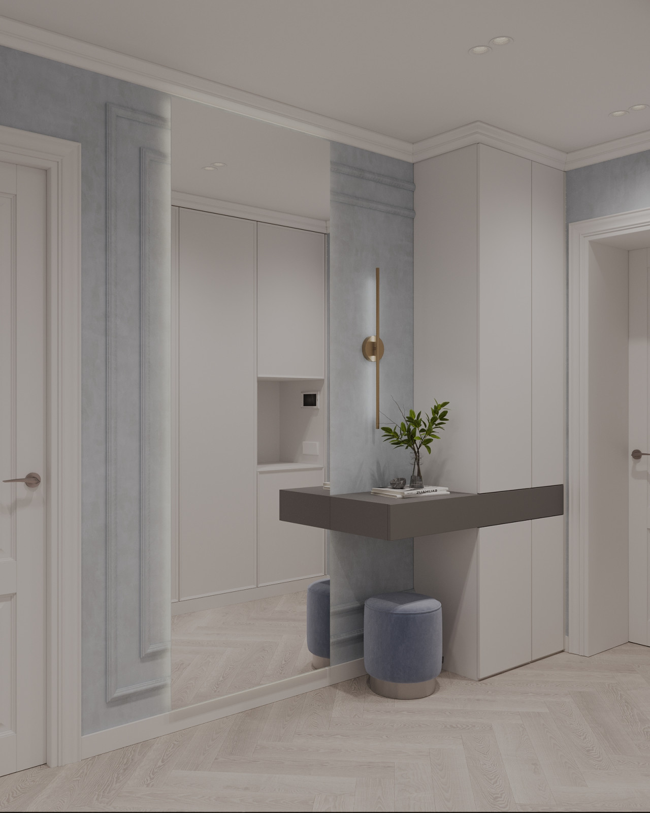 Дизайн квартиры в светлых оттенках