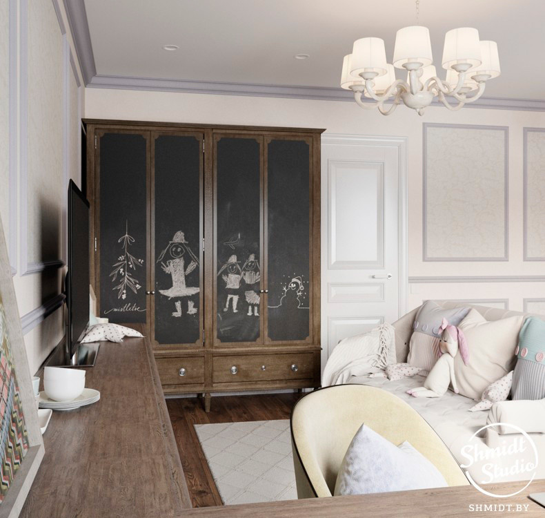 Проект "Яркий" в стиле Ardeco, Минск, 120 м.кв
