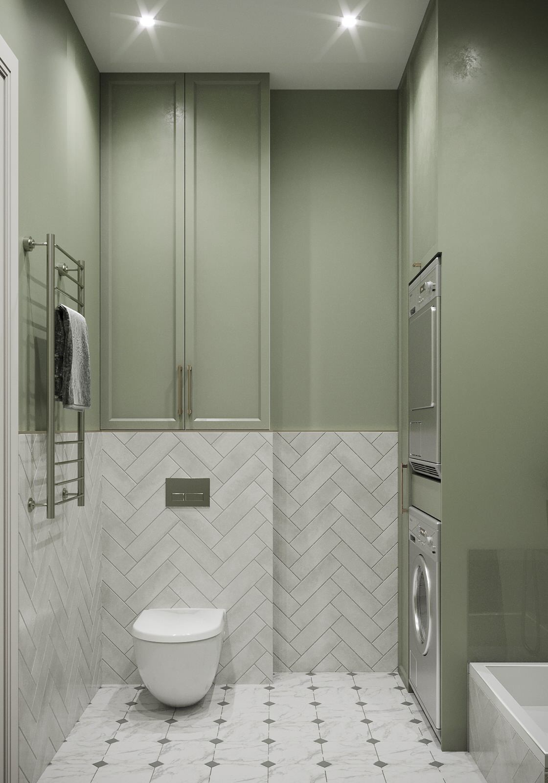 Дизайн-проект пентхауса продолжение 180м2 в г. Владивостоке