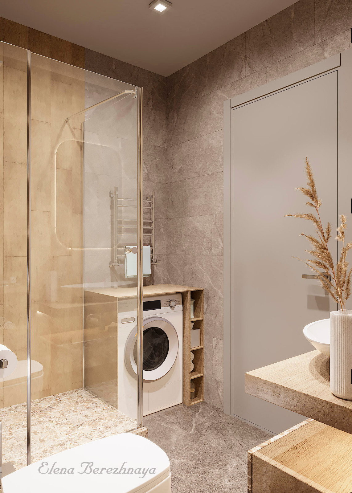 Проект маленького совмещенного санузла