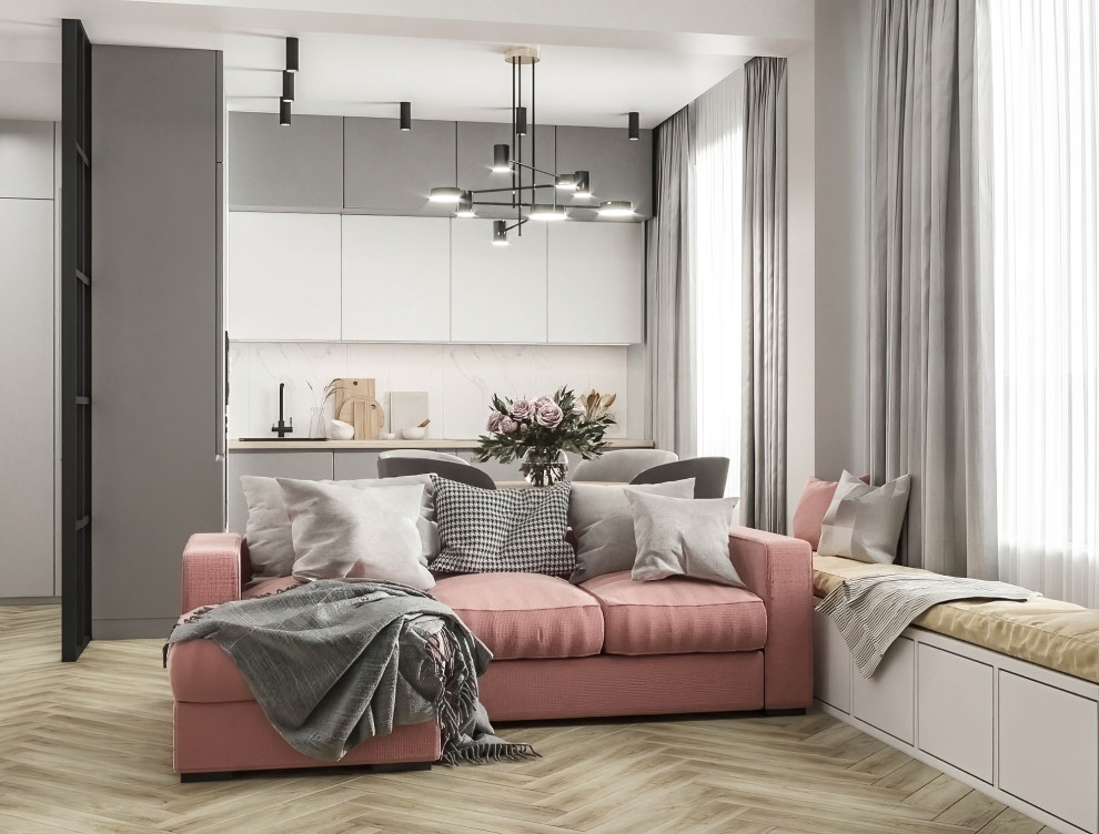 современные кухни/гостиные