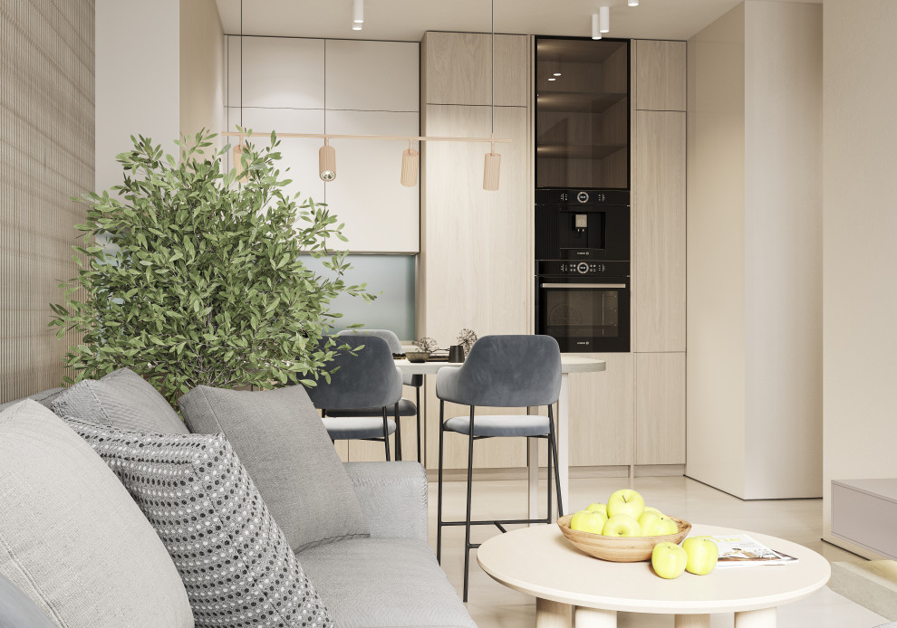 Дизайн-проект 1-комнатной квартиры Мегаполис-Парк